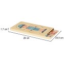 Puzzle drewniane warstwowe budowa ciała montessori chłopiec Puzzle drewniane warstwowe budowa ciała montessori chłopiec