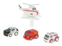 Tor przeszkód interaktywny samochodowy wyścigi parking 4 pojazdy auto radiowóz ambulans helikopter 32x32cm XXL Tor przeszkód interaktywny samochodowy wyścigi parking 4 pojazdy auto radiowóz ambulans helikopter 32x32cm XXL
