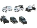 Transporter samolot + 6 aut policja bok/przód Transporter samolot + 6 aut policja bok/przód