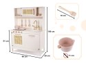 Kuchnia dla dzieci drewniana MDF retro z akcesoriami BOHO 100cm Kuchnia dla dzieci drewniana MDF retro z akcesoriami BOHO 100cm