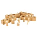 Odważniki cylindry drewniane sorter montessori Odważniki cylindry drewniane sorter montessori