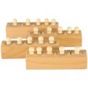 Odważniki cylindry drewniane sorter montessori Odważniki cylindry drewniane sorter montessori