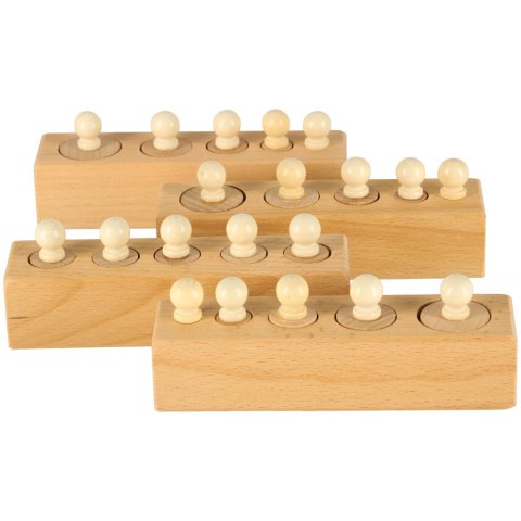 Odważniki cylindry drewniane sorter montessori Odważniki cylindry drewniane sorter montessori