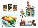 Supermarket sklep kasa fiskalna + wózek miętowy Supermarket sklep kasa fiskalna + wózek miętowy