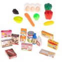 Supermarket sklep kasa fiskalna + wózek Supermarket sklep kasa fiskalna + wózek