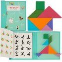 Tangram książeczka magnetyczna układanka montessori klocki gra logiczna 3D Tangram książeczka magnetyczna układanka montessori klocki gra logiczna 3D