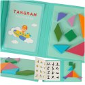 Tangram książeczka magnetyczna układanka montessori klocki gra logiczna 3D Tangram książeczka magnetyczna układanka montessori klocki gra logiczna 3D