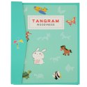Tangram książeczka magnetyczna układanka montessori klocki gra logiczna 3D Tangram książeczka magnetyczna układanka montessori klocki gra logiczna 3D