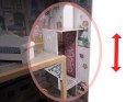 Domek dla lalek drewniany MDF mebelki 122cm XXL LED Domek dla lalek drewniany MDF mebelki 122cm XXL LED
