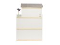 Domek dla lalek drewniany MDF mebelki 122cm XXL LED Domek dla lalek drewniany MDF mebelki 122cm XXL LED