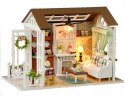 Domek dla lalek drewniany salon model do złożenia LED 8008-A 20,6cm Domek dla lalek drewniany salon model do złożenia LED 8008-A 20,6cm