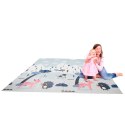 Mata edukacyjna piankowa dwustronna składana ulica las 177 x 158 cm Mata edukacyjna piankowa dwustronna składana ulica las 177 x 158 cm