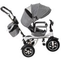 Rowerek trójkołowy Trike Fix V3 rower spacerówka 3w1 obracany 360 wolne koło szary Rowerek trójkołowy Trike Fix V3 rower spacerówka 3w1 obracany 360 wolne koło szary
