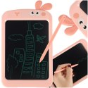 Tablet graficzny do rysowania dla dzieci znikopis tablica ekran LCD 8,5' królik róż Tablet graficzny do rysowania dla dzieci znikopis tablica ekran LCD 8,5' królik róż