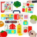 Tablica manipulacyjna sensoryczna montessori kuchnia zegar światło dźwięk Tablica manipulacyjna sensoryczna montessori kuchnia zegar światło dźwięk