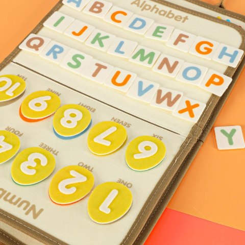 Tablica manipulacyjna sensoryczna montessori walizka dinozaury Tablica manipulacyjna sensoryczna montessori walizka dinozaury