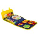 Tablica manipulacyjna sensoryczna montessori walizka plecak niebieska Tablica manipulacyjna sensoryczna montessori walizka plecak niebieska