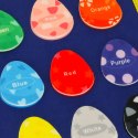 Tablica manipulacyjna sensoryczna montessori walizka plecak niebieska Tablica manipulacyjna sensoryczna montessori walizka plecak niebieska