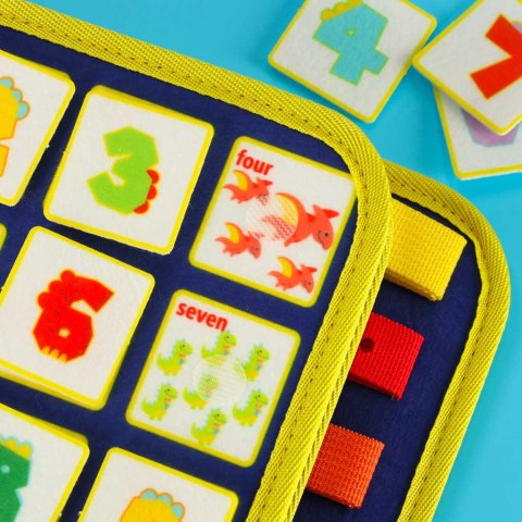 Tablica manipulacyjna sensoryczna montessori walizka plecak niebieska Tablica manipulacyjna sensoryczna montessori walizka plecak niebieska