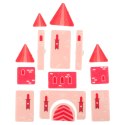 Tablica manipulacyjna sensoryczna montessori walizka plecak różowa Tablica manipulacyjna sensoryczna montessori walizka plecak różowa