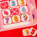 Tablica manipulacyjna sensoryczna montessori walizka plecak różowa Tablica manipulacyjna sensoryczna montessori walizka plecak różowa