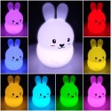 Silikonowa lampka nocna Królik led rgb Silikonowa lampka nocna Królik led rgb