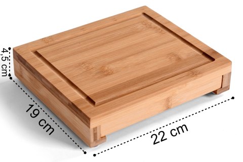 Deska bambusowa do serów WARNA 22 cm +noże Deska bambusowa do serów WARNA 22 cm +noże