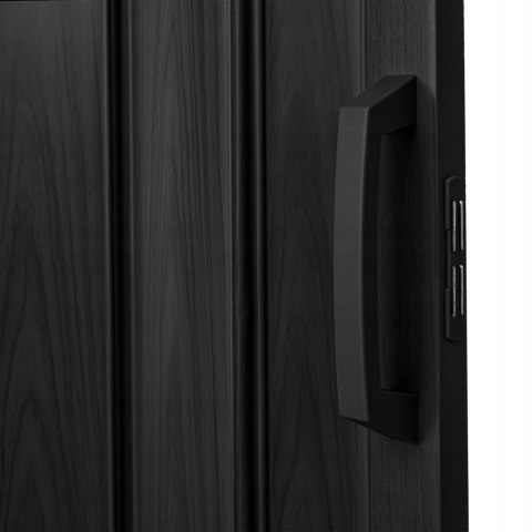 Drzwi harmonijkowe 004 08 czarny dąb 80 cm Drzwi harmonijkowe 004 08 czarny dąb 80 cm