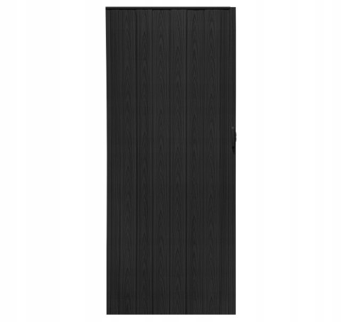 Drzwi harmonijkowe 004 08 czarny dąb 80 cm Drzwi harmonijkowe 004 08 czarny dąb 80 cm