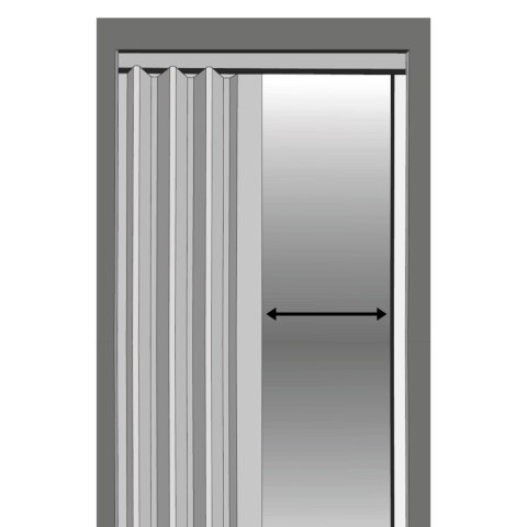 Drzwi harmonijkowe 004 08 czarny dąb 80 cm Drzwi harmonijkowe 004 08 czarny dąb 80 cm