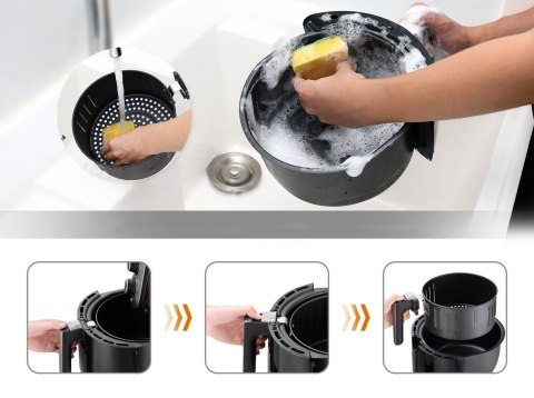 Frytownica beztłuszczowa BUFALA 3,5L 1400W Frytownica beztłuszczowa BUFALA 3,5L 1400W