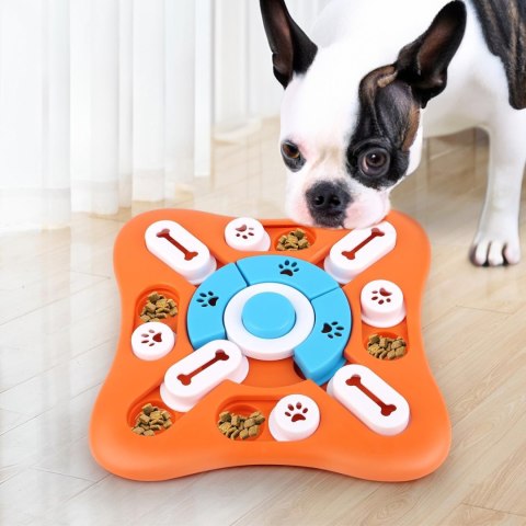 Gra Puzzle zabawka dla psa kota Pongo pomarańczowy Gra Puzzle zabawka dla psa kota Pongo pomarańczowy