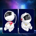 Lampa nocna projektor UNIVERSE astronauta biały Lampa nocna projektor UNIVERSE astronauta biały