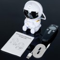 Lampa nocna projektor UNIVERSE astronauta biały Lampa nocna projektor UNIVERSE astronauta biały