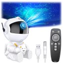 Lampa nocna projektor UNIVERSE astronauta biały Lampa nocna projektor UNIVERSE astronauta biały