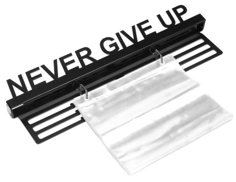Wieszak na medale i numery startowe NEVER GIVE UP Wieszak na medale i numery startowe NEVER GIVE UP